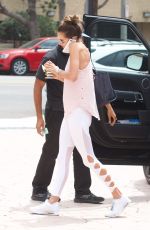 ALESSANDRA AMBROSIO Out ans About in Brentwood 08/25/2017