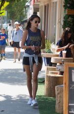 ALESSANDRA AMBROSIO Out for Cold Drink After a Workout in Brentwood 08/26/2017
