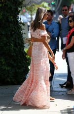 ALESSANDRA AMBROSIO Out for Lunch at Ivy in Beverly Hills 08/24/2017