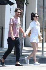 ALESSANDRA TORRESANI and Sturgis Adams Hold Hands Out in Los Angeles 08/05/2017