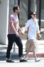 ALESSANDRA TORRESANI and Sturgis Adams Hold Hands Out in Los Angeles 08/05/2017