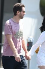 ALESSANDRA TORRESANI and Sturgis Adams Hold Hands Out in Los Angeles 08/05/2017