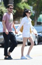 ALESSANDRA TORRESANI and Sturgis Adams Hold Hands Out in Los Angeles 08/05/2017