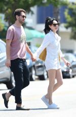 ALESSANDRA TORRESANI and Sturgis Adams Hold Hands Out in Los Angeles 08/05/2017