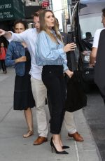 ELIZABETH OLSEN Arrives at The Late Show with Stephen Colbert in New York 08/03/2017