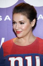 ALYSSA MILANO at Touch Launch in New York 08/23/2017