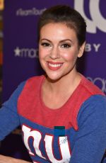 ALYSSA MILANO at Touch Launch in New York 08/23/2017