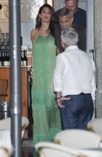 AMAL and George CLOONEY Out for Dinner at Harry