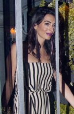AMAL and GEORGE CLOONEY Out for Dinner in Lake Como 08/05/2017