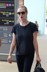 AMANDA SEYFRIED Arrives at Airport in Venice 08/30/2017