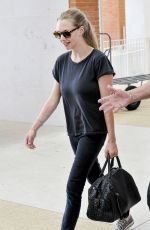 AMANDA SEYFRIED Arrives at Airport in Venice 08/30/2017