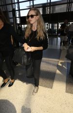 AMANDA SEYFRIED at LAX Airport in Los Angeles 08/29/2017