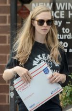 AMANDA SEYFRIED Out and About in Los Angeles 08/24/2017