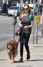 AMANDA SEYFRIED Out for Lunch at Cheebo in West Hollywood 08/23/2017