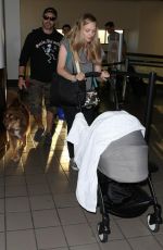 AMANDA SEYFRIED at LAX Airport in Los Angeles 08/22/2017