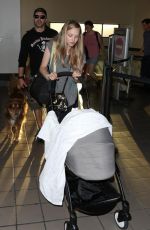 AMANDA SEYFRIED at LAX Airport in Los Angeles 08/22/2017