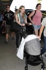 AMANDA SEYFRIED at LAX Airport in Los Angeles 08/22/2017