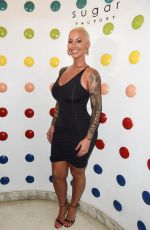 AMBER ROSE at Sugar Factory American Brassiere in Miami Beach 08/19/2017