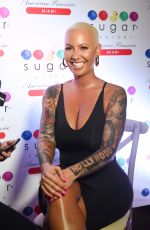 AMBER ROSE at Sugar Factory American Brassiere in Miami Beach 08/19/2017