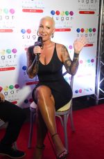 AMBER ROSE at Sugar Factory American Brassiere in Miami Beach 08/19/2017