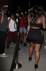 AMBER ROSE Leaves Tao in Hollywood 08/21/2017