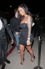 AMBER ROSE Leaves Tao in Hollywood 08/21/2017