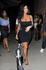 AMBER ROSE Leaves Tao in Hollywood 08/21/2017