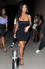 AMBER ROSE Leaves Tao in Hollywood 08/21/2017