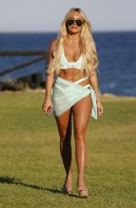 AMBER TURNER in Bikini in Marbella Filming Towie Marbs Special 08/13/2017