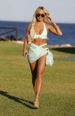 AMBER TURNER in Bikini in Marbella Filming Towie Marbs Special 08/13/2017