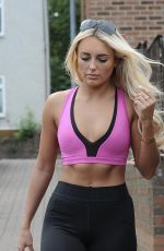 AMBER TURNER in Tights Out Heading to a Gym in Essex 08/05/2017