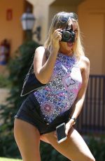 AMBER TURNER on Holiday in Marbella 08/08/2017