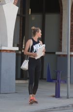 AMBER VALLETTA in Tights Out in Brentwood 08/28/2017