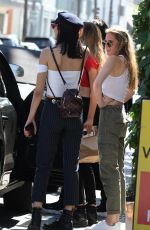 AMELIA and DELILAH HAMLIN Out for Lunch at Il Pastaio in Beverly Hills 08/19/2017