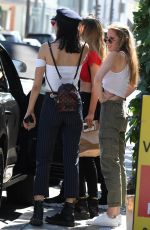 AMELIA and DELILAH HAMLIN Out for Lunch at Il Pastaio in Beverly Hills 08/19/2017