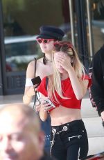 AMELIA and DELILAH HAMLIN Out for Lunch at Il Pastaio in Beverly Hills 08/19/2017