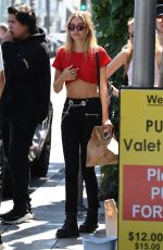 AMELIA and DELILAH HAMLIN Out for Lunch at Il Pastaio in Beverly Hills 08/19/2017