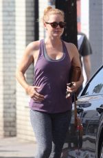 AMY ADAMS Arrives at a Pilates Class in Hollywood 08/19/2017