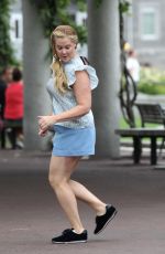 AMY SCHUMER on the Set of I Feel Pretty in Boston 08/23/2017