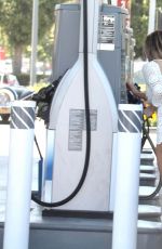ANA BRAGA at a Gas Station in Malibu 07/31/2017