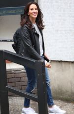 ANDREA MCLEAN Leaves ITV Studios in London 08/08/2017