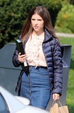 ANNA KENDRICK on the Set of A Simple Favor in Toronto 08/16/2017