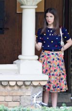 ANNA KENDRICK on the Set of A Simple Favor in Toronto 08/17/2017