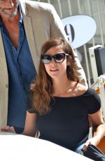 ANNA MOUGLALIS and Vincent Raes at Airport in Venice 08/29/2017