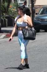 ARIEL WINTER in Tights at a Gym in Los Angeles 08/29/2017