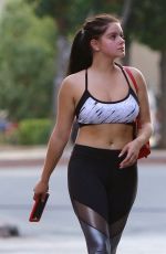 ARIEL WINTER in Tights Leaves a Gym in Studio City 08/28/2017