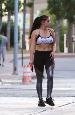 ARIEL WINTER in Tights Leaves a Gym in Studio City 08/28/2017