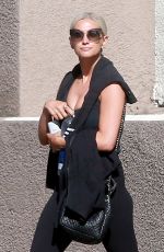 ASHLEE SIMPSON Heading to a Gym in Studio City 08/07/2017