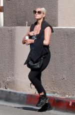 ASHLEE SIMPSON Heading to a Gym in Studio City 08/07/2017