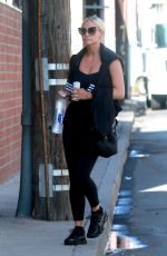 ASHLEE SIMPSON Heading to a Gym in Studio City 08/07/2017